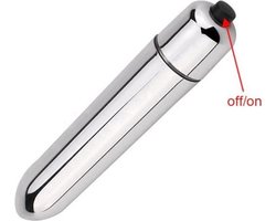 Mini Bullet Vibrator I Mini Vibrator I Vibrator voor Vrouwen I Clitoris en G Spot Stimulatie I Zilver