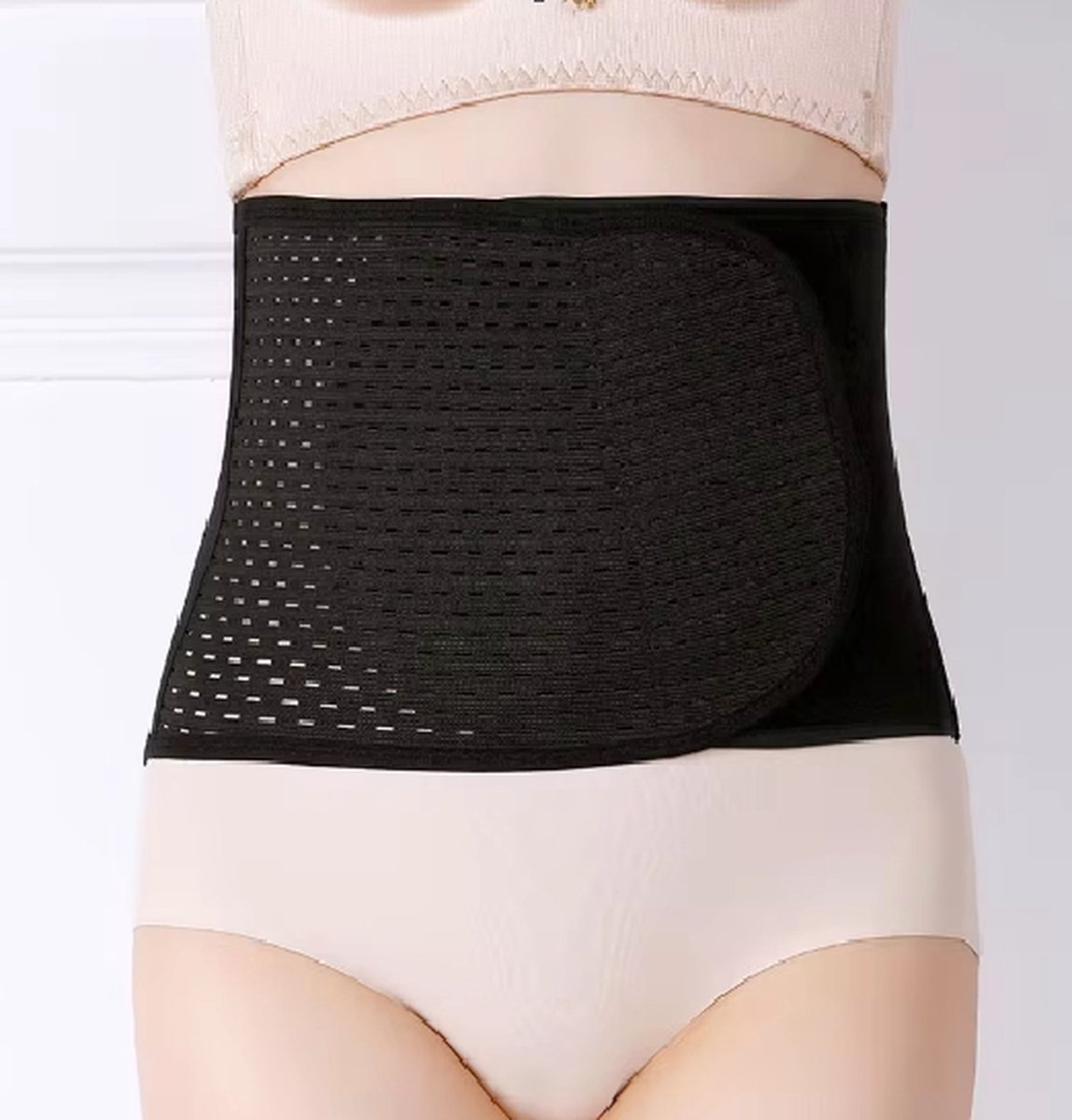 Goedkoopste Jumada's -Luxe Postpartum Band - de ultieme combinatie van Waist Trainer - Corset - Korset - Waist Shaper - Strakker figuur - Afslankband - Zweetband Buik - Zwart