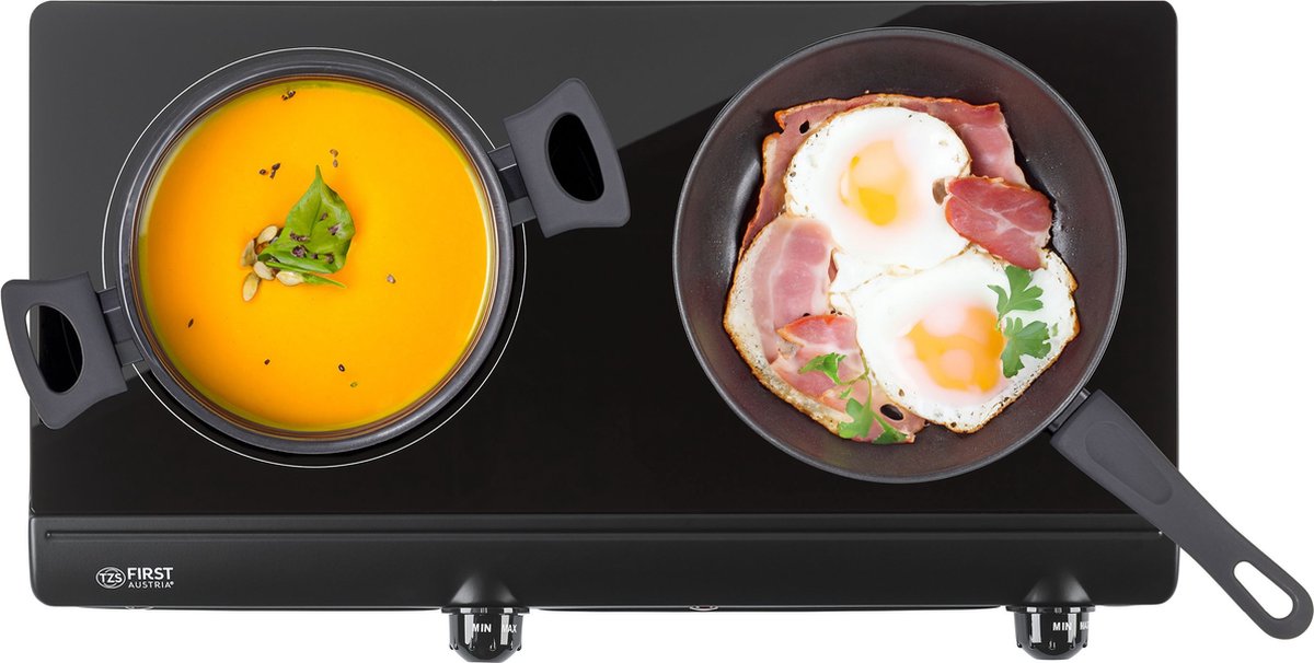 Profi-Cook Infrarood Enkele Kookplaat 2000W - Krasbestendig Glaskeramisch - PC-EKP 1210