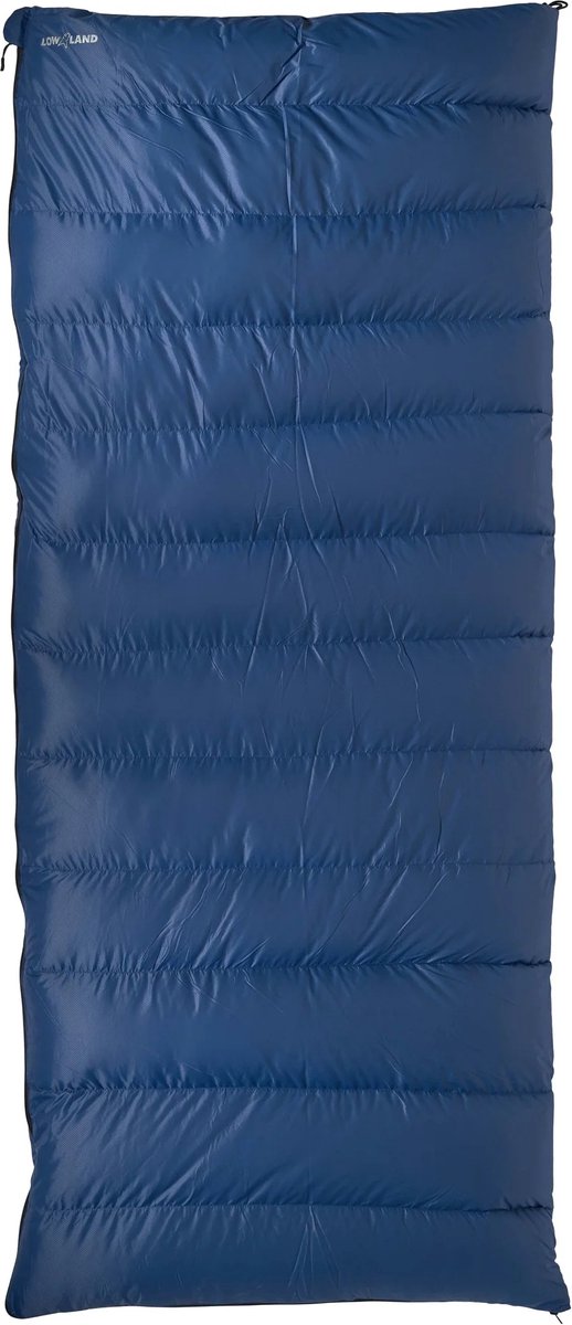LOWLAND OUTDOOR® Donzen slaapzak - NC 2 - 220 x 80 cm - 1730 gr - 0°C - Nylon/Katoen