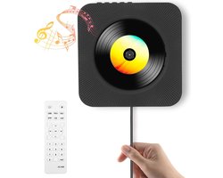 Somstyle Draagbare CD Speler met Speaker - Bluetooth & Radio - 3.5 MM Aux - CD / CD-R / CD-RW - HiFi Luidsprekers - Met Radio - Zwart