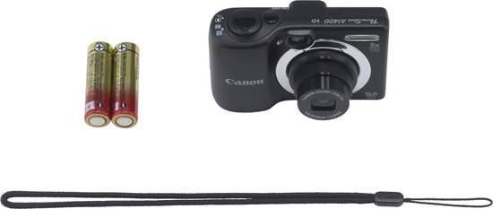 Canon PowerShot A1400 BLACK - Compacte Digital Camera | bol