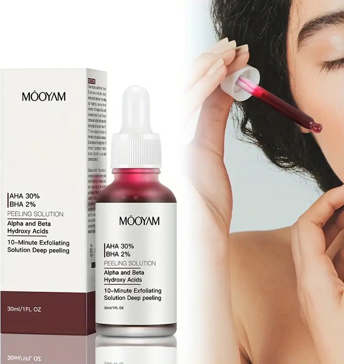 Goedkoopste 30 AHA 2 BHA Peelingoplossing - Glycolzuur & melkzuur exfoliator - Verrijkt met aloë vera - Vermindert puistjesvlekken - Verheldert de huid - 30 ml - Dermatologisch getest - Voor alle huidtypes - Korean Skin Care - Koreaanse huidverzorging