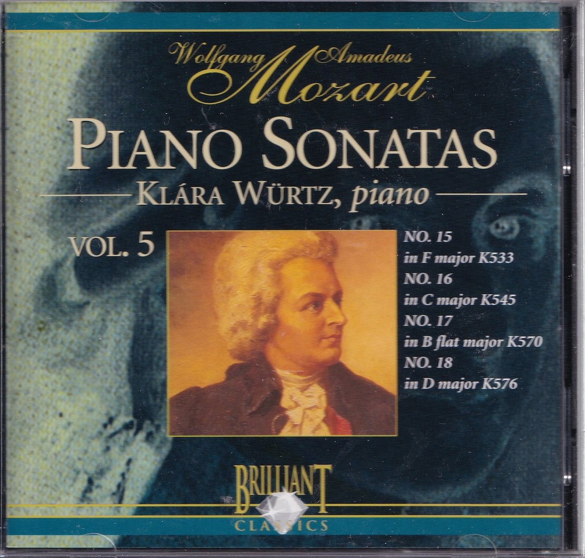 Piano sonatas vol. 5 - Wolfgang Amadeus Mozart - Klára Würtz