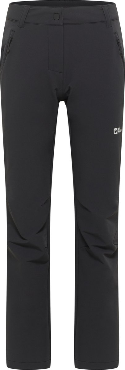Jack Wolfskin ACTIVATE THERMIC PANTS W Dames Outdoorbroek - black - Maat 38 S