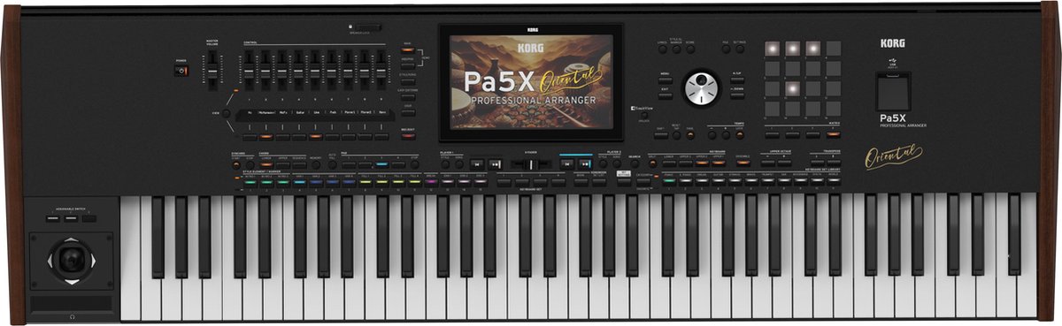 Korg Pa5X 76 ORIENTAL Arranger Keyboard met Aftertouch en Oosterse Sounds