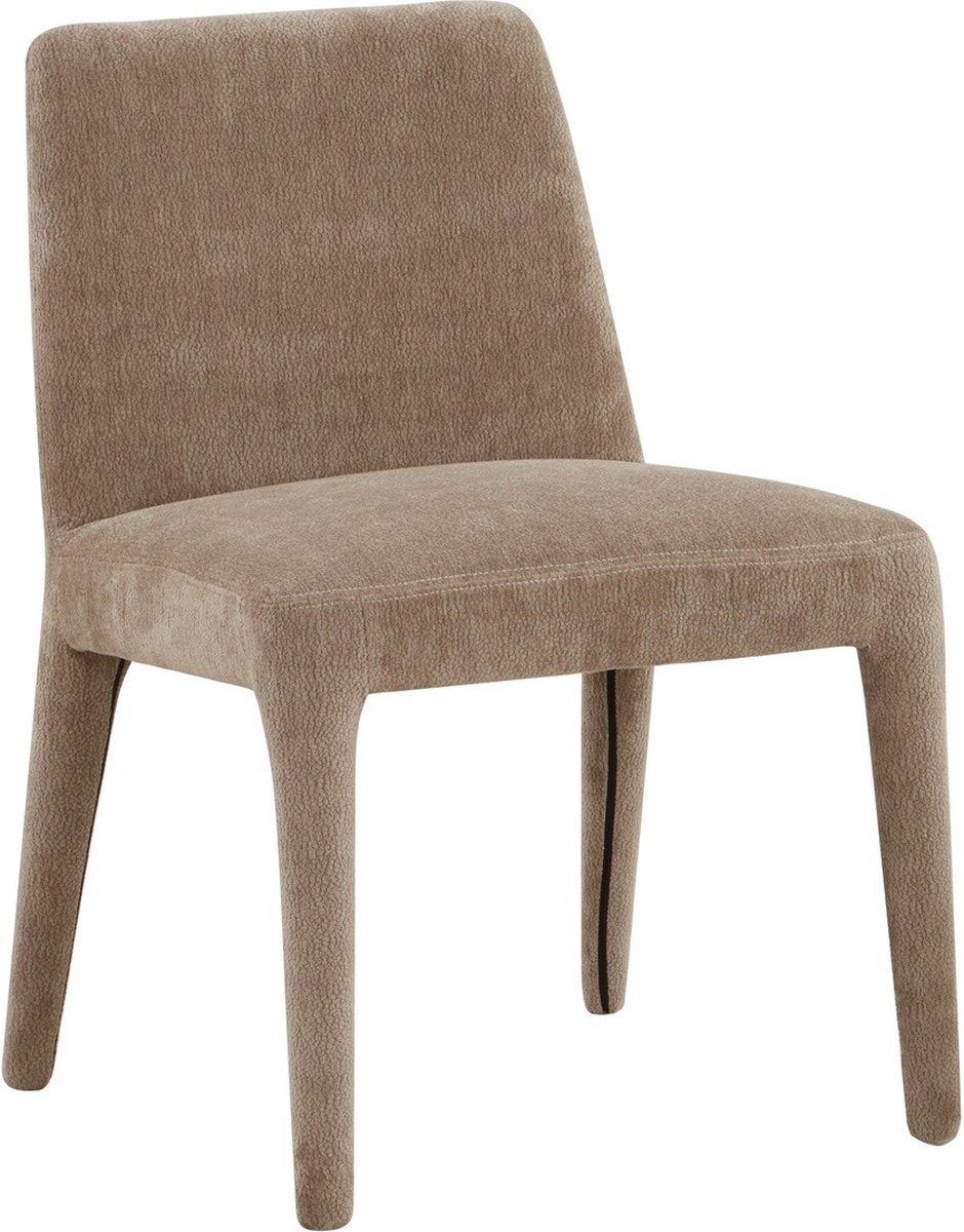 HomeBound by KY | Eetkamerstoel Nari in stof taupe | eetkamerstoel Nari