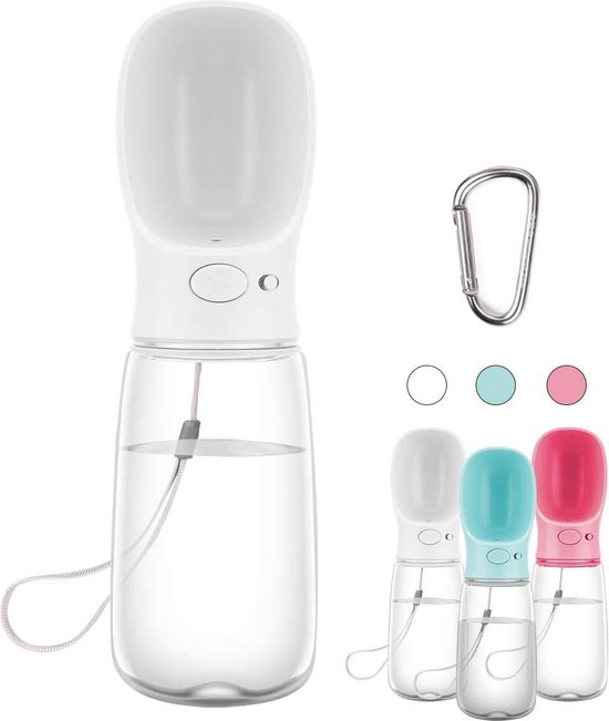 KURGO Gourd H2O Bottle & Bowl - Drinkfles Voor Jou En Waterbak Voor De Hond In Een Rood Blauw Groen Rood