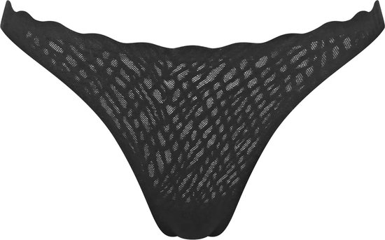 sloggi ZERO Feel Bliss String Slip Femme - Zwart - Taille S