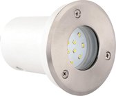 LED Grondspot - Inbouw Rond 1.2W - Waterdicht IP67 - Wit - RVS - Ø95mm