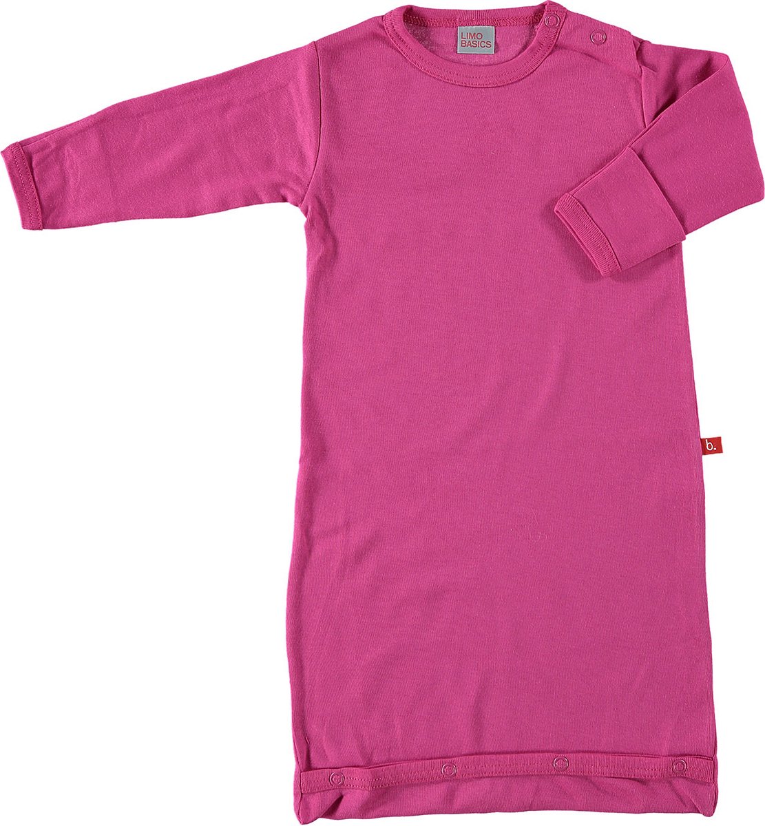 Baby slaapzak 0-4 maanden biologisch katoen - fuchsia