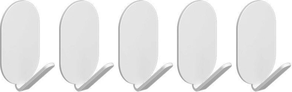 Wandhaken 10 stuks zelfklevende muurhaak sterk zonder boren jas tas badkamer deur keuken handdoek hanger haken geel