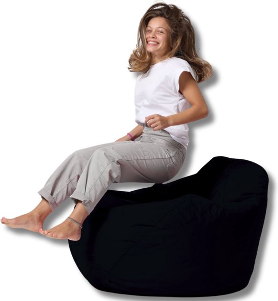 Xoft Living – Zitzak – Premium XXL – Zwart – Waterafstotend