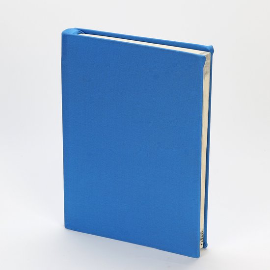 Foto: Rekbare boekenkaft a4 21x28 cm blauw 5 stuks