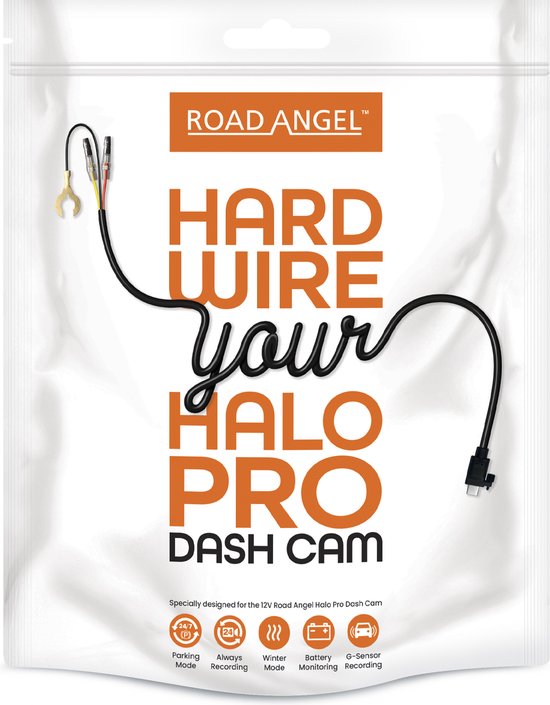 Road Angel Halo Pro64 Hardwire Kit HWK12V - Geschikt voor de Road Angel Halo Pro64