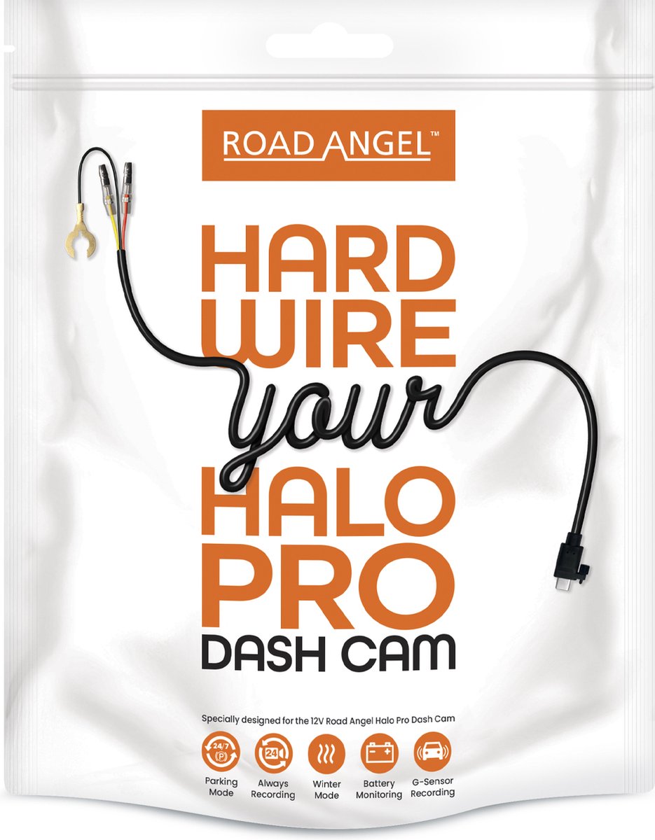Road Angel Halo Pro64 Hardwire Kit HWK12V - Geschikt voor de Road Angel Halo Pro64