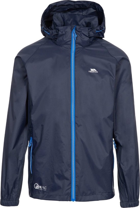 Veste De Pluie Trespass Qikpac TP75 Homme - Taille S, Rouge, Imperméable à Capuche, Occasion