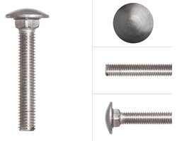 Wovar Slotbouten RVS M8 x 55 mm | 50 stuks