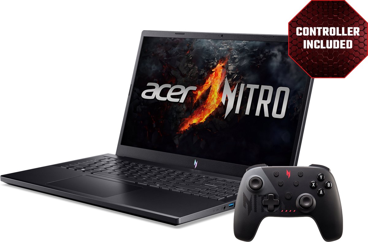 Acer Nitro V 15 ANV15-41-R8ER 15.6 FHD 144Hz Ryzen 7535HS 16GB 512GB Win11Ho RTX 4050 Gaming Laptop