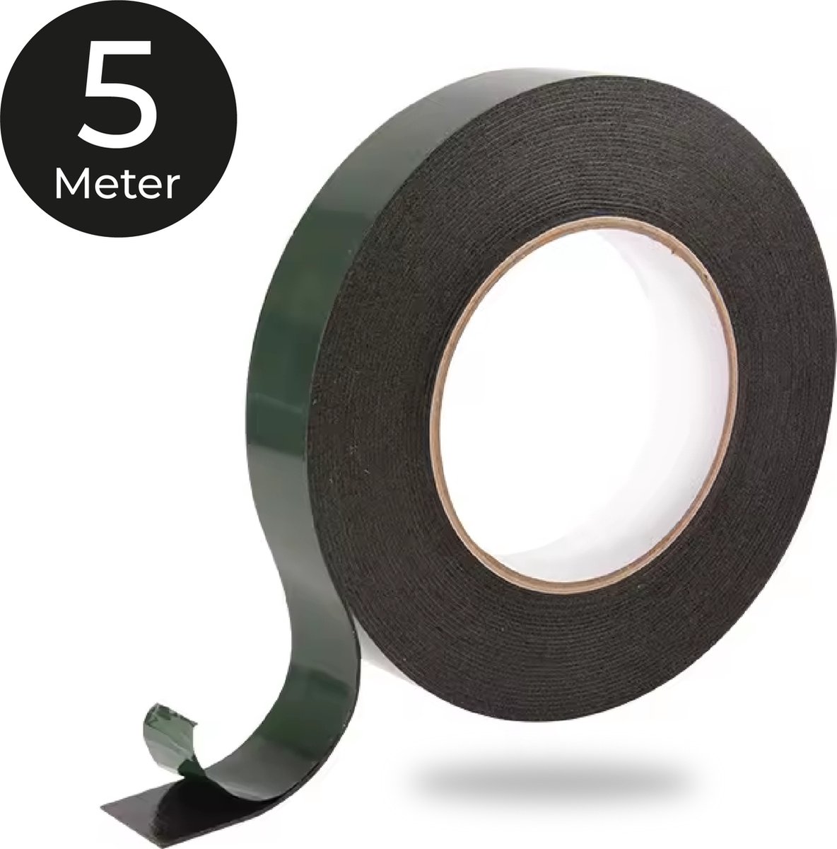 24ME® - 5 Meter Foam Montage Tape - Zwart - Ultra Sterk - Schok-werend - Ook voor Hobby