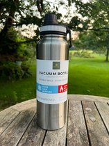 ITAGALA® Waterfles 1 Liter - Luxe RVS Thermosfles / Drinkfles – Drinkfles met Fruit Filter - 100% Lekvrij - BPA - vrij - Waterflessen Volwassenen - Fles Sportfles Water Bottle 1l - Isolatie drinkfles - Thermosbeker - 24uur koud/12 uur warm - RVS