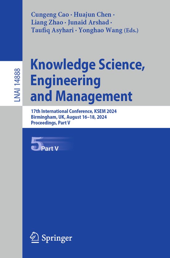 Lecture Notes in Computer Science14888- Knowledge Science, E ... - cover