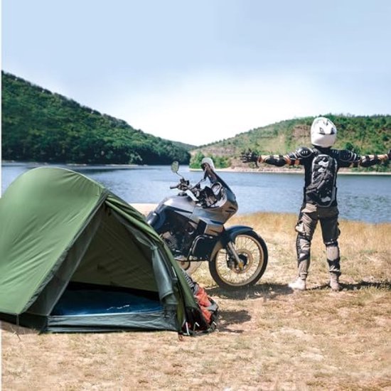 KingCamp MONDOME II Ultralight Camping Tent for 2 People, Waterproof Tent, Compact and Backpack Friendly, Ideal Tent for Camping, Trekking and Outdoor Activities, Blue