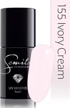 155 UV Hybrid Semilac Ivory Cream 7 ml.