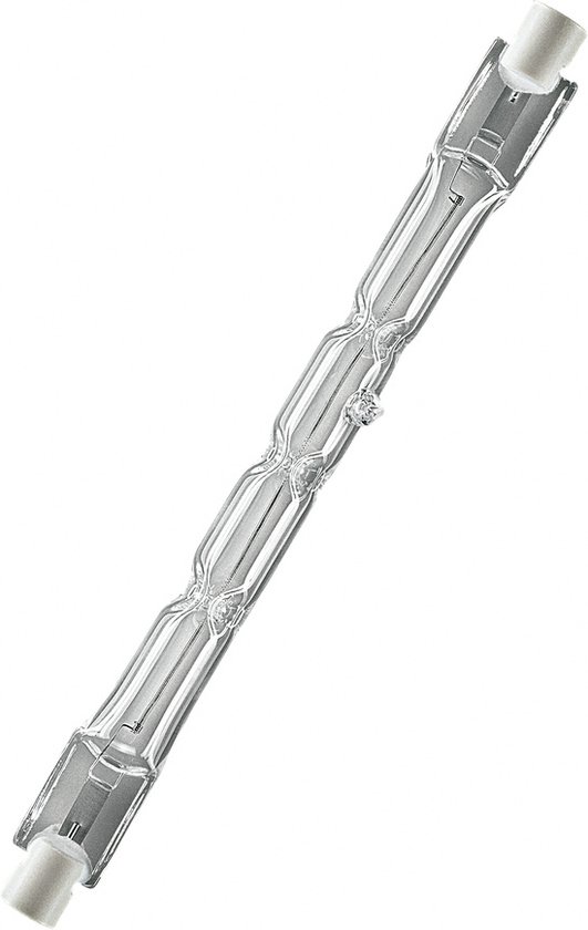 Osram Haloline staafhalogeenlamp met R7s-fittingen, helder glas.