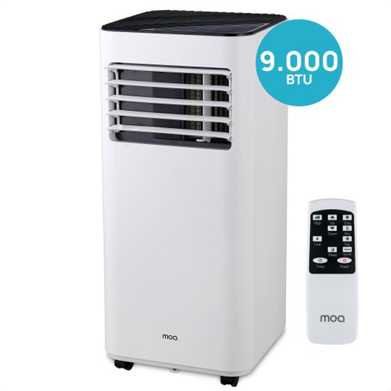 MOA Mobiele Airco - 9000 BTU - Airconditioning - Geschikt voor Ontvochtiging...