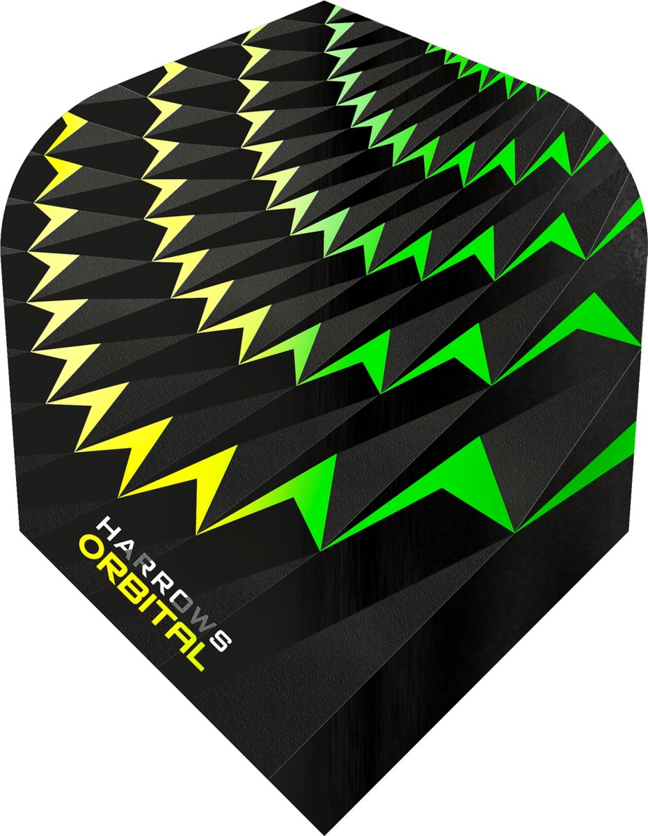 Harrows Orbital Yellow/Green - Dart Flights