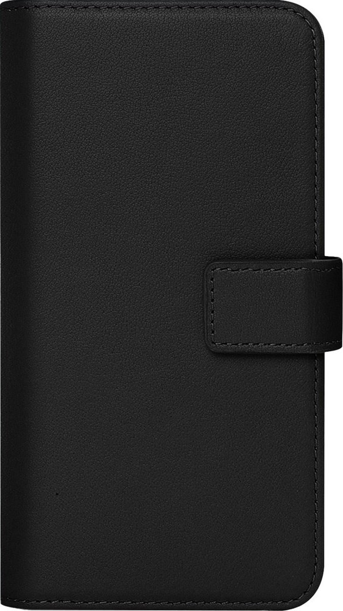 Caseuals Echt Lederen Portemonnee/Boekhoesje - Krachtige magneetsluiting - geschikt voor Apple iPhone 14 Pro Max - Zwart