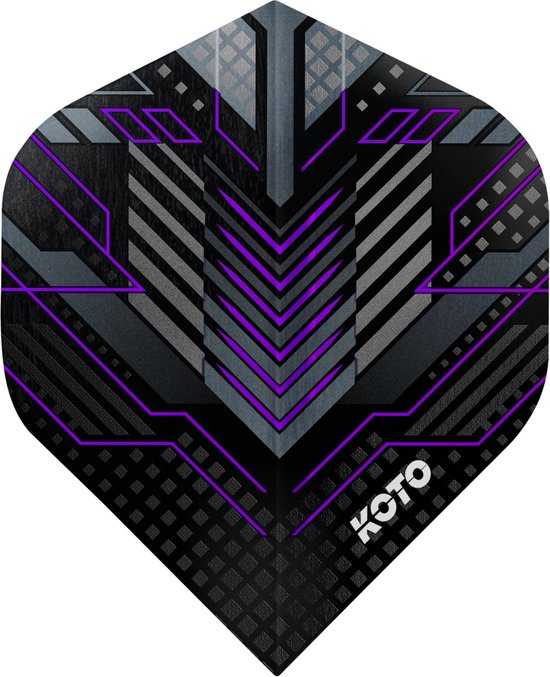 KOTO ZIZ-Matrix NO2 Purple - Dart Flights van KOTO — afbeelding 5