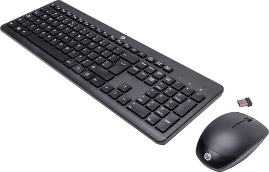 HP 230 - Draadloos Toetsenbord en Muis - Qwerty - Zwart