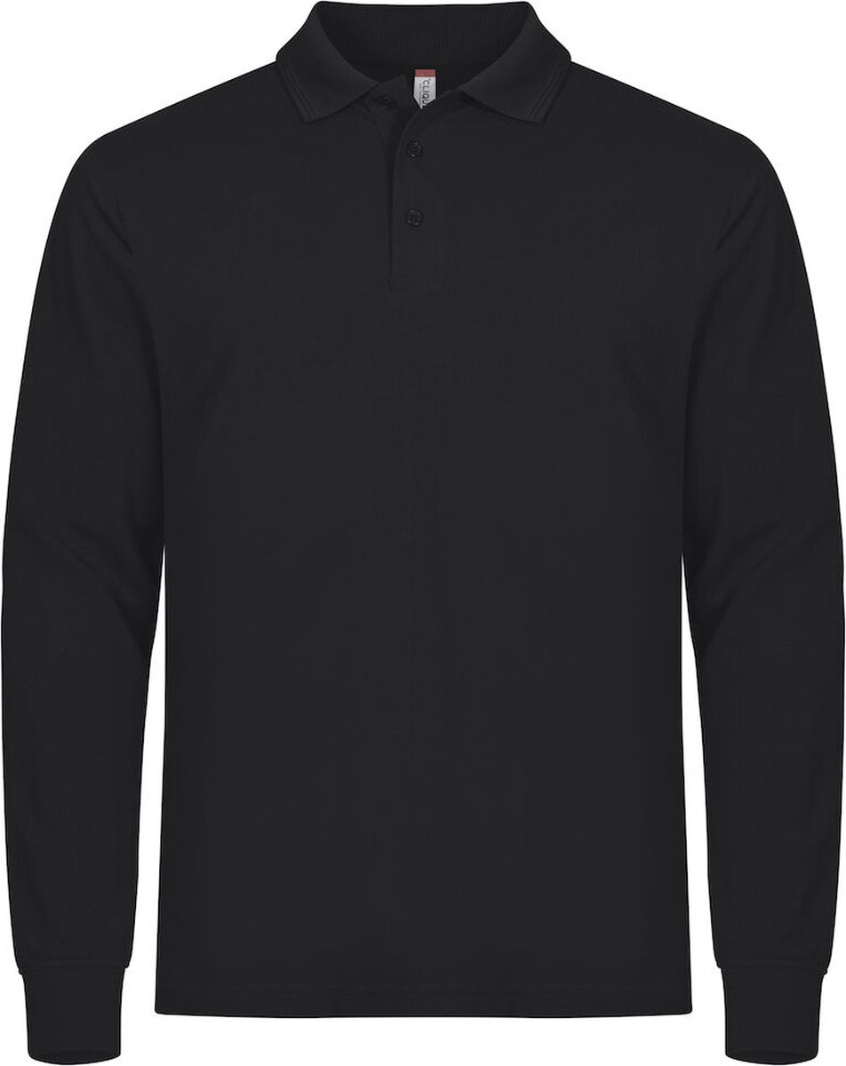 Clique Manhattan L/S 028252 - Zwart - XXL