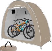 Bol.com Fietstent - Schuurtent Camping - Opbergtent - Khaki/Bruin aanbieding