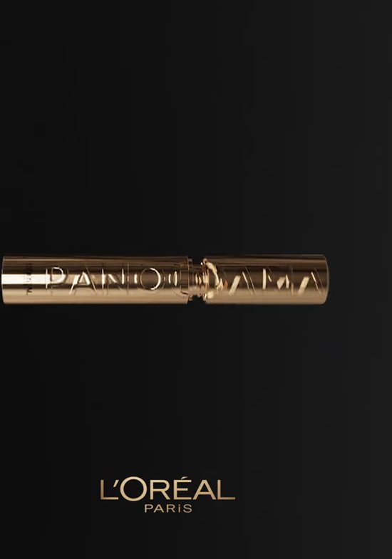 L'Oréal Paris Panorama Mascara Black - Lengte, separatie en volume Mascara - korte en lange borstelhaartjes voor groter lijkende ogen - Mascara voor gevoelige ogen – Zwart - 8ml