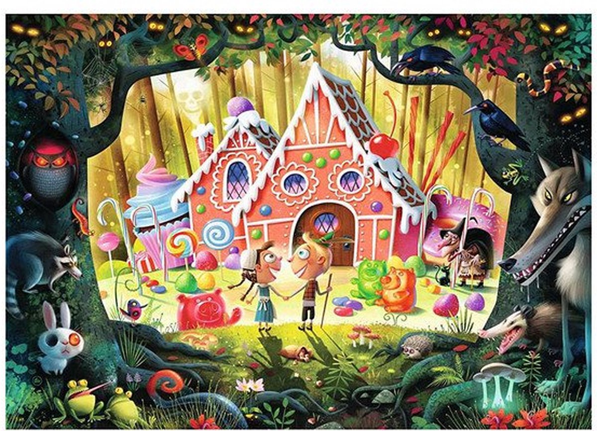 Ravensburger puzzel legpuzzel Hans en Grietje - 1000 stukjes fantasie.