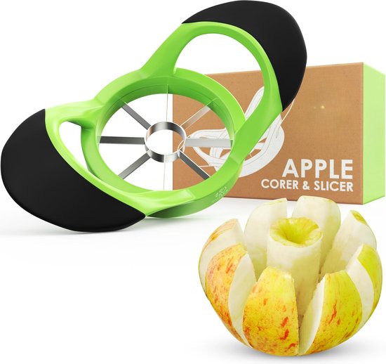 Apple Snijder, Apple Corer 304 Roestvrij Staal Fruit Cutter Appelsnijmachine en Corer Appel Snijgereedschap Keuken Gadgets voor Keuken (12 Plakken