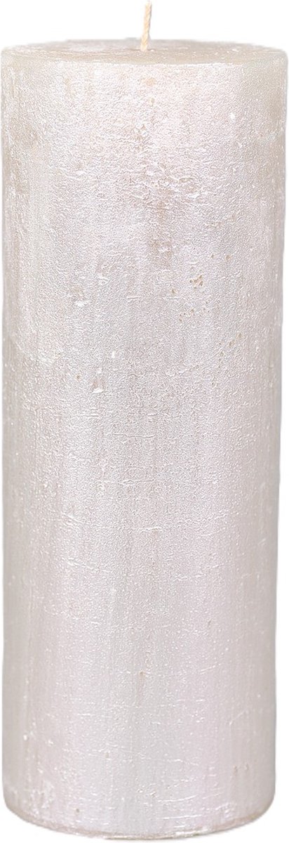 LUZ Rasteli Luz Your Senses Stomp Kaars Pearl D 10 cm H 27 cm Parelmoer
