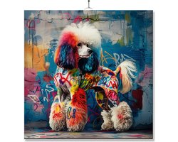 Tegel Met Opdruk | Geschenk | Dier | Graffiti | Poedel