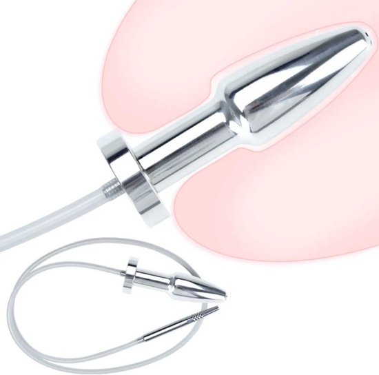 Foto: Plasbuis injectie en anus injector urethrale dilator penis plas anaal urine en sperma penisplug plug