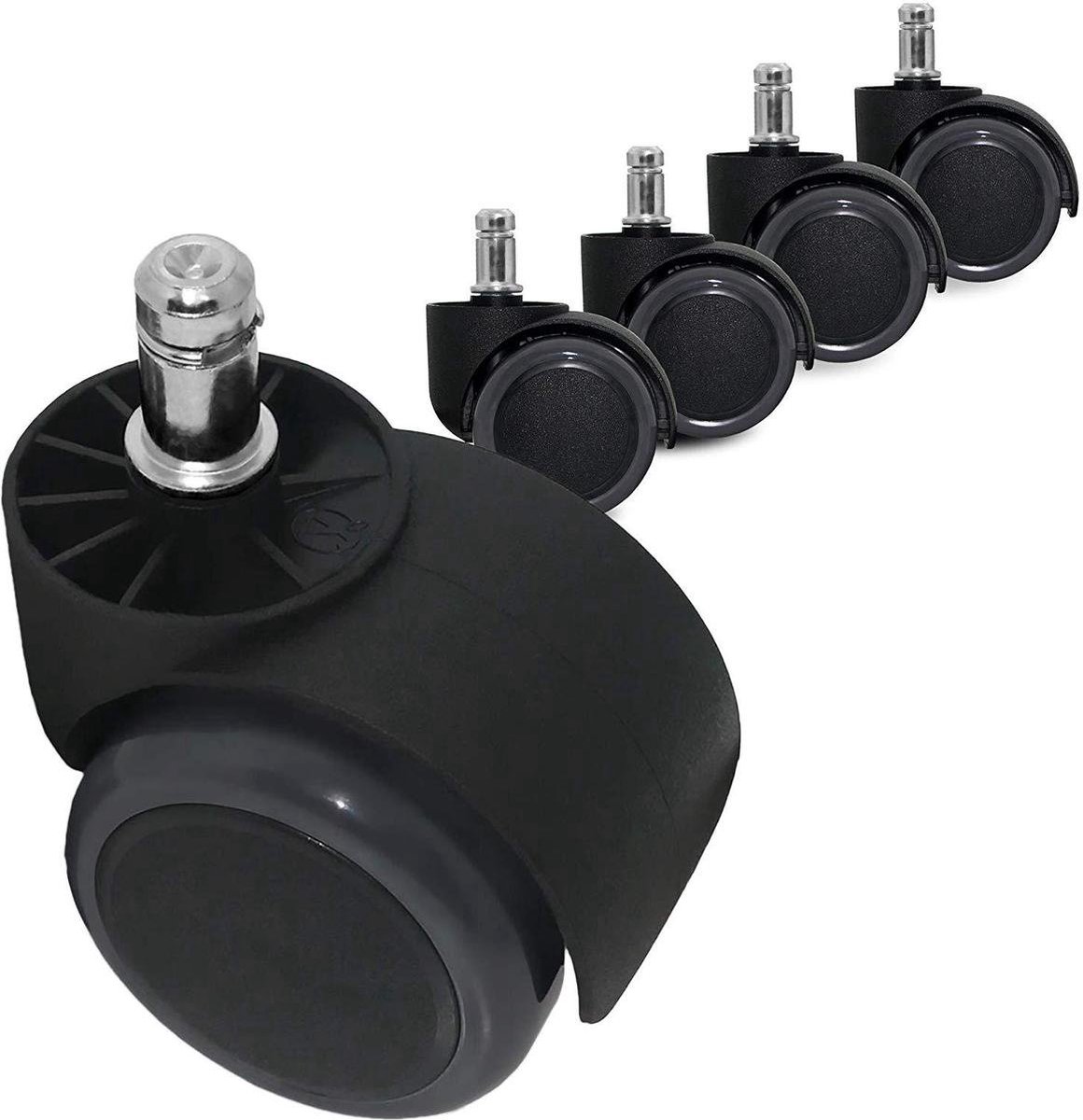 Knaak Reserve wielen bureaustoel - Bureaustoel wielen wieltjes - 11mm / 50mm - Set van 5