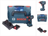 Bosch GDX 18V-210 C Professionele accu-slagmoersleutel 18 V 210 Nm borstelloos + 1x ProCORE oplaadbare accu 4.0 Ah + lader + aansluitmodule + L-Boxx