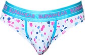 Supawear Sprint Brief Ditsy Dots - MAAT M - Heren Ondergoed - Slip voor Man - Mannen Slip