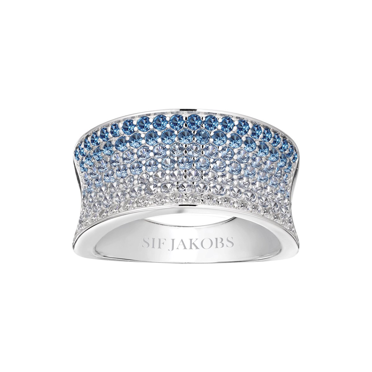 Sif Jakobs Felline SJ-R2393-GBL-52 - Dames - Ring - Zilver - Maat 52