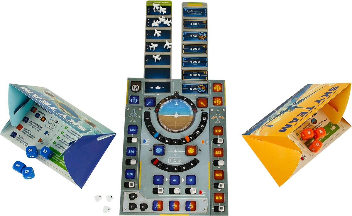 999 Games - Sky Team - Bordspel - Voor 2 spelers - Coöperatief spel - Nederlandstalig - Winnaar Speelgoed van het Jaar 2024 - Winnaar Gouden Ludo 2025 — afbeelding 3