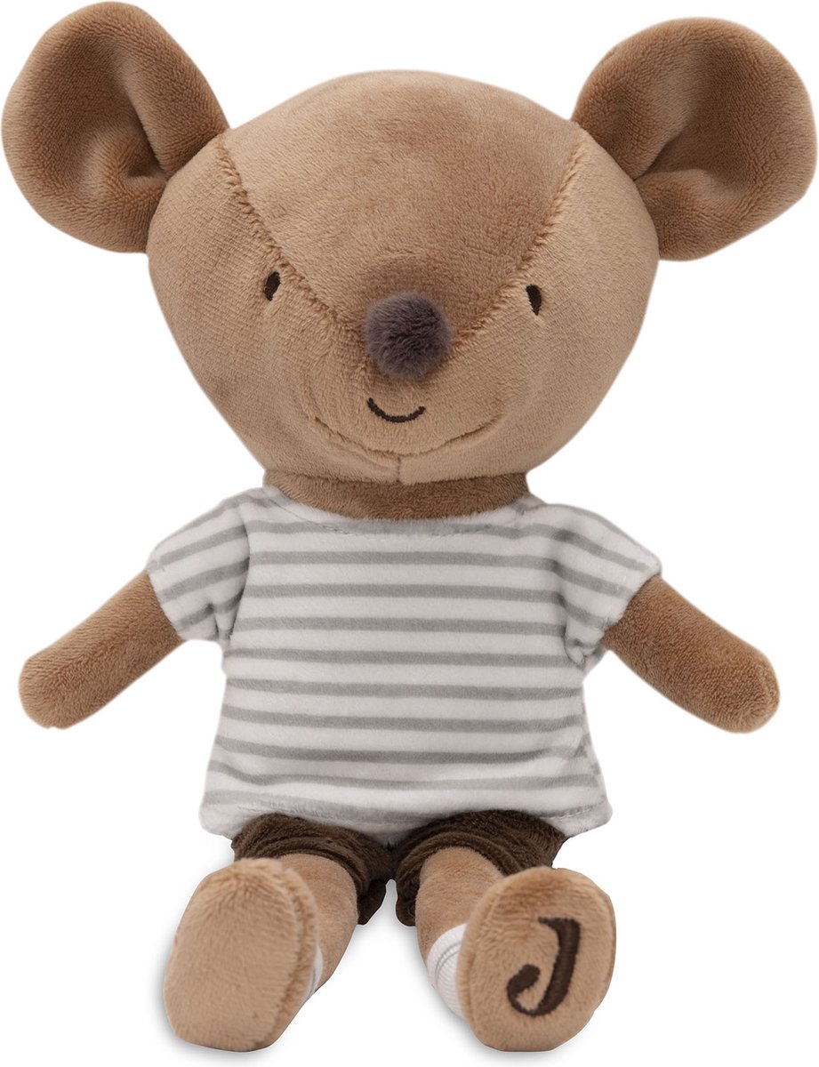 Jollein - Knuffel Mouse - Jackie - 32cm - Zachte Knuffel Muis