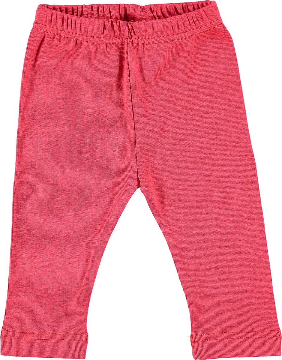 Baby legging biologisch katoen rood 62-68