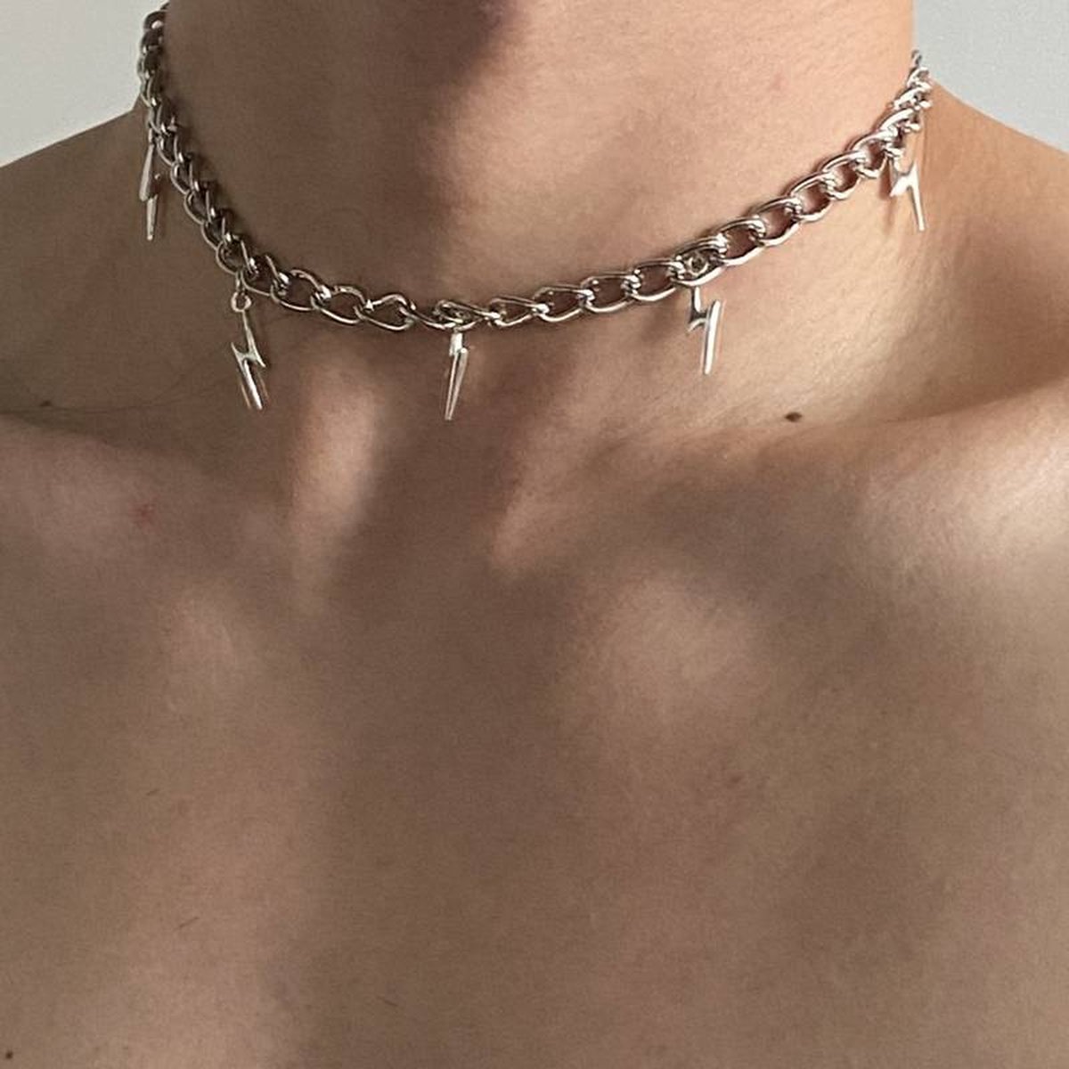 FLIPFLOP CLUB® Bliksem ketting | Flash Necklace | Festival Ketting | Metalen Ketting